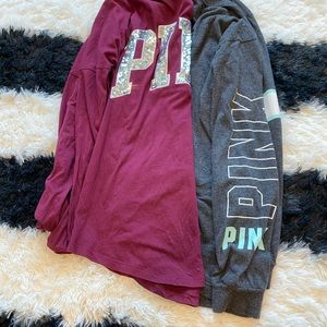 Pink by Victoria Secret Lind sleeve bundle